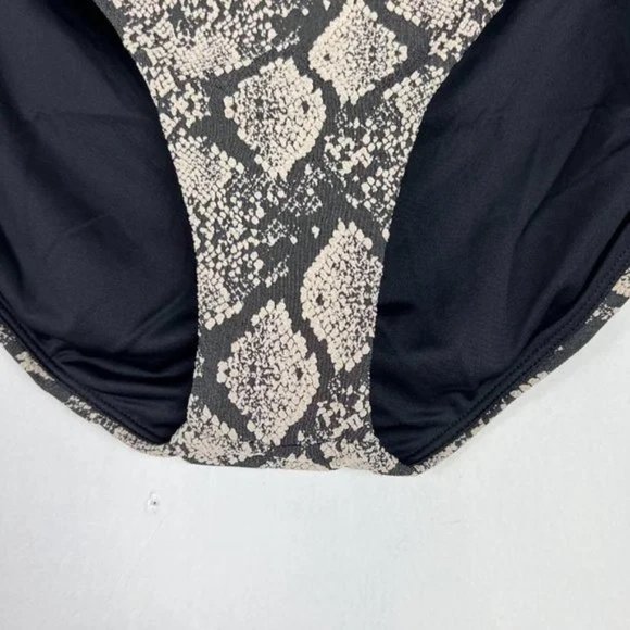 NWT Andie Swim The Riviera Bikini Bottom Textured Snakeskin Size Small S NEW - Picture 5 of 13